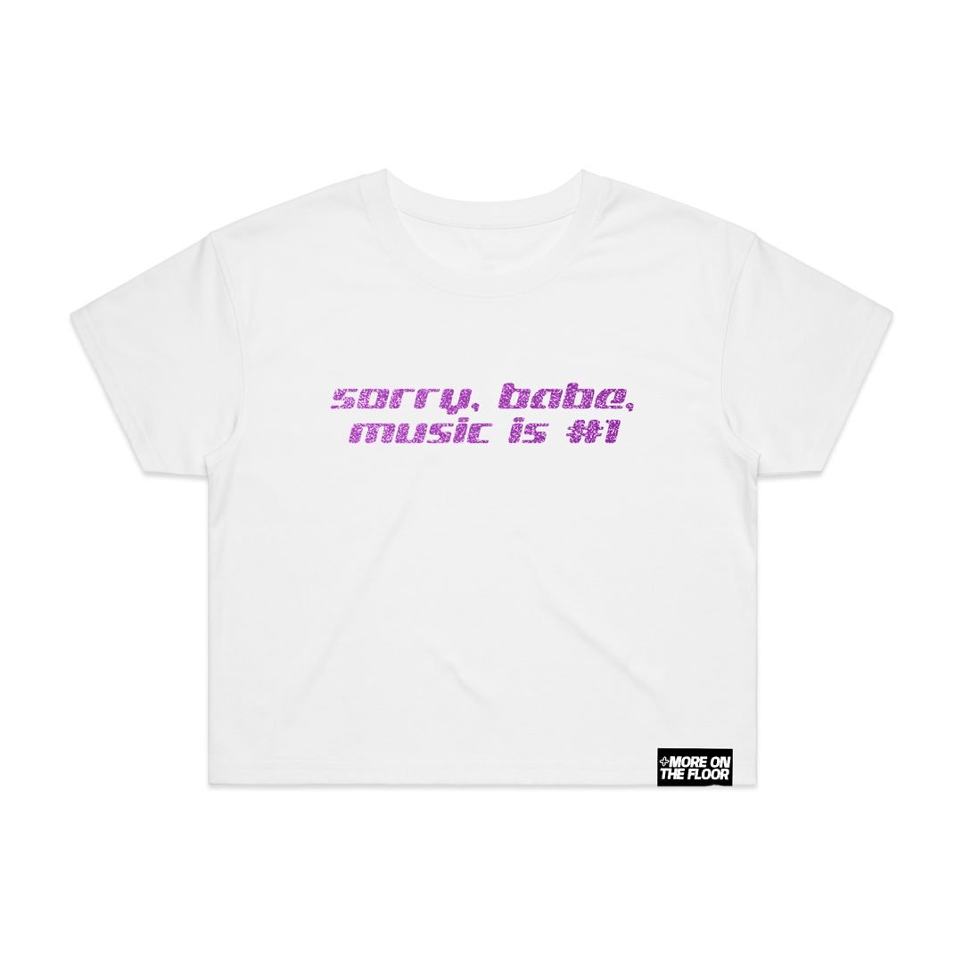Sorry-babe-crop-tee-White